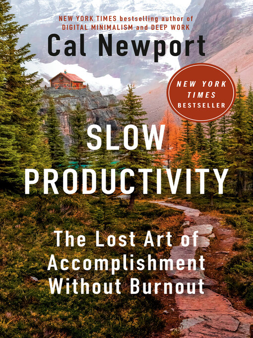 Couverture de Slow Productivity